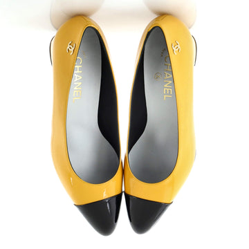 Women's Cap Toe Pumps Patent