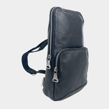 LOUIS VUITTON Leather Avenue Sling Infini Onyx