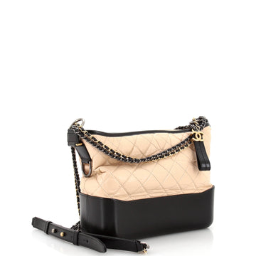 Gabrielle Hobo Quilted Aged Calfskin Medium