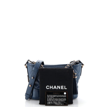 Gabrielle Hobo Quilted Goatskin and Patent Small