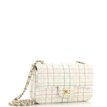 Classic Single Flap Bag Quilted Printed Calfskin Mini