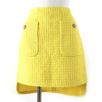 Chanel P72573 Tweed Cotton Polyamide Skirt