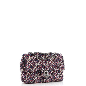 Classic Single Flap Bag Sequins Mini