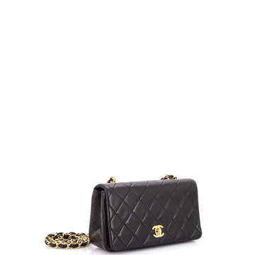 Vintage Full Flap Bag Quilted Lambskin Mini