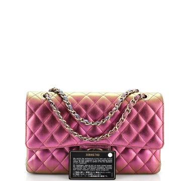 Classic Double Flap Bag Quilted Iridescent Lambskin Medium
