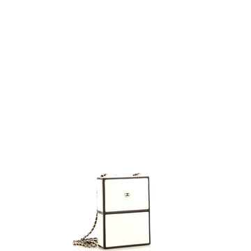 No.5 Perfume Box Evening Clutch Leather