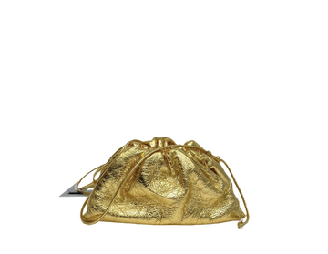Bottega Veneta Pouch Mini Gold Lambskin Leather