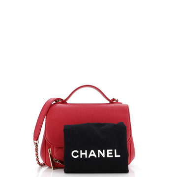 Business Affinity Flap Bag Quilted Caviar Mini