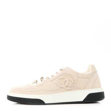 Suede Womens CC Sneakers 36.5 Light Beige