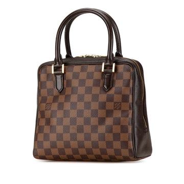Brown Louis Vuitton Damier Ebene Brera Handbag
