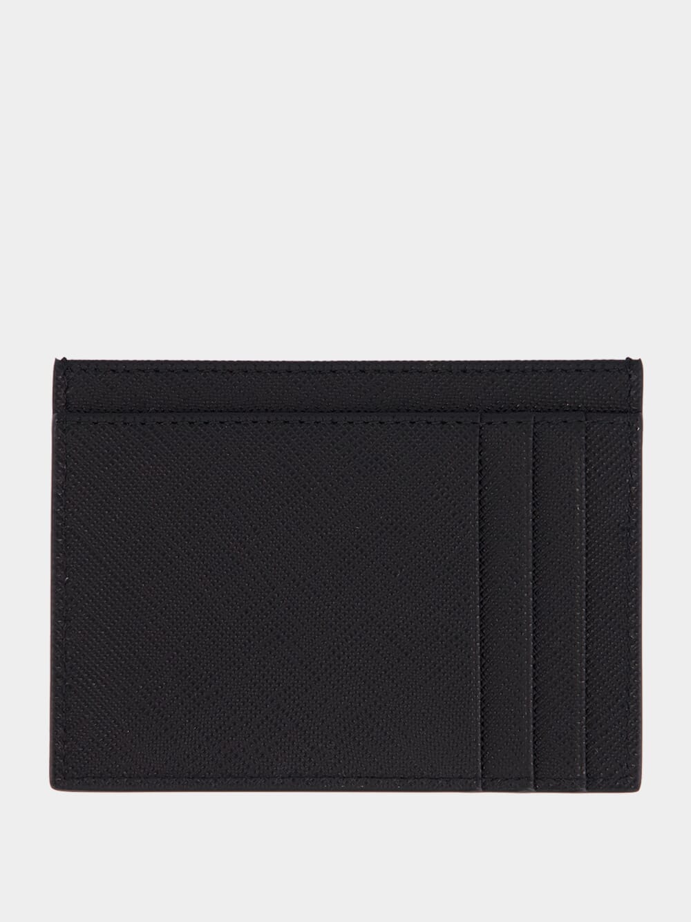 Black Calf Leather Card Holder