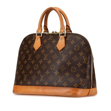 Brown Louis Vuitton Monogram Alma PM Handbag
