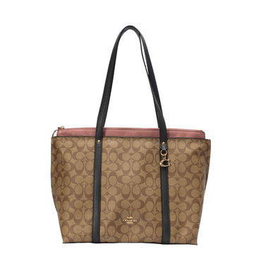 Coach Colorblock Signature Canvas May Tote Bag