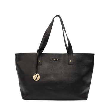 Furla Black Saffiano Leather Linda Tote