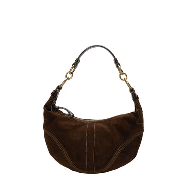 Coach Suede Brown Vintage Hobo bag