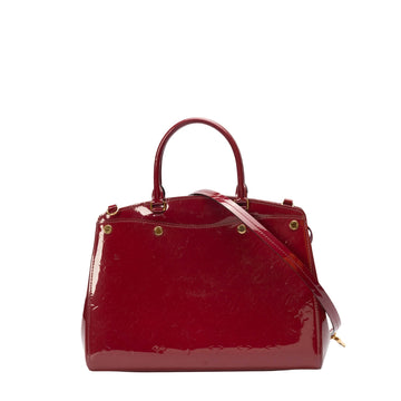 Louis Vuitton Griotte Vernis Brea MM Satchel