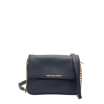 Michael Kors Blue Jet Set Flap Crossbody Bag