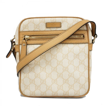 Gucci  ivory Pvc Shoulder Bag ()
