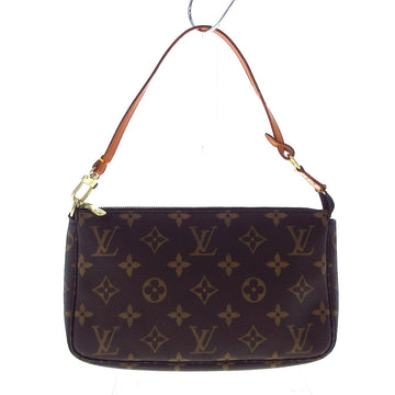 Louis Vuitton Pochette Accessoire  Canvas Clutch Bag