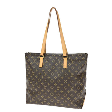 Louis Vuitton Cabas Mezzo  Canvas Shoulder Bag