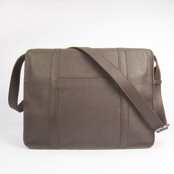 Hermes Steve H2812 Leather Coffee Handbag