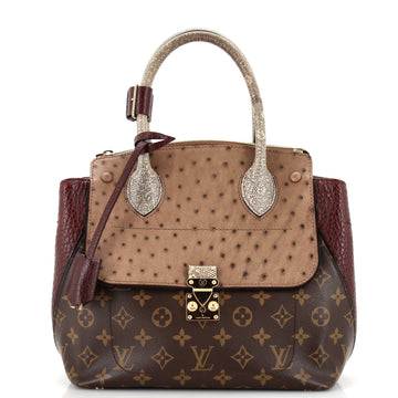 Majestueux Tote Monogram Canvas and Exotics PM