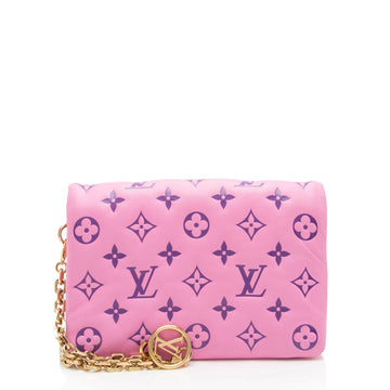 Louis Vuitton Monogram Embossed Leather Coussin Pochette