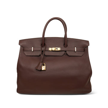 Birkin 5 Havane Evergrain  C Square Stamp