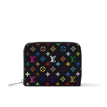 LV X MURAKAMI ZIPPY COIN PURSE BLACK 11CM M13409