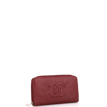 Timeless CC Zipped Wallet Caviar Long