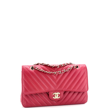 Classic Double Flap Bag Chevron Lambskin Medium