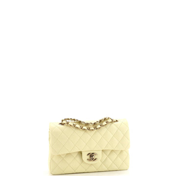 Classic Double Flap Bag Quilted Caviar Small