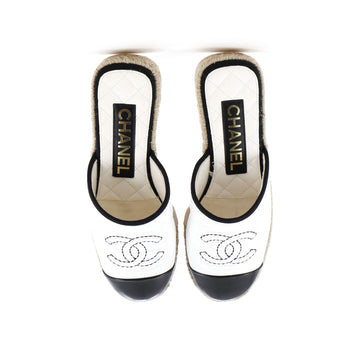 Women's CC Mule Espadrilles Leather