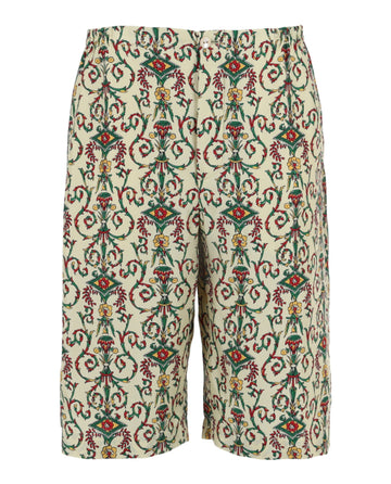 Gucci Printed Silk Shorts