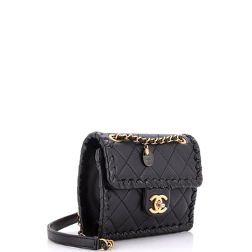 My Own Frame Flap Bag Braided Quilted Calfskin Mini