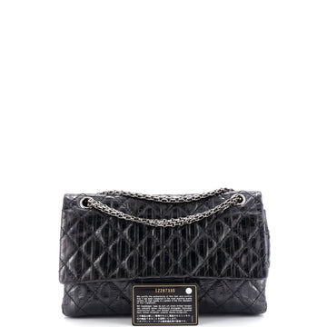 Rayures Reissue 2.55 Flap Bag Quilted Metallic Aged Calfskin 226
