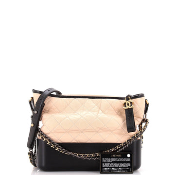 Gabrielle Hobo Quilted Aged Calfskin Medium