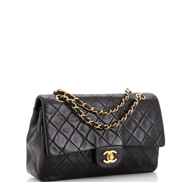 Vintage Classic Double Flap Bag Quilted Lambskin Medium