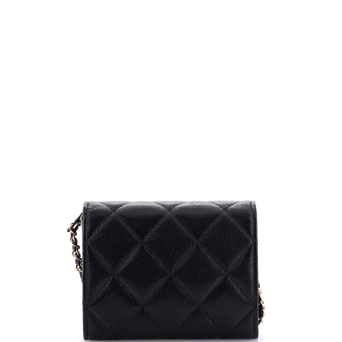 Coco Candy Card Holder on Chain Quilted Caviar
