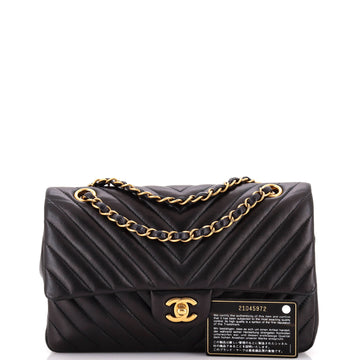 Classic Double Flap Bag Chevron Lambskin Medium