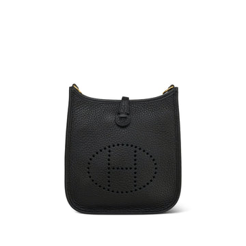 Evelyne 16 TPM Noir Taurillon leather  Z Stamp