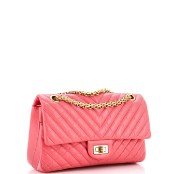 Reissue 2.55 Flap Bag Chevron Aged Calfskin 225