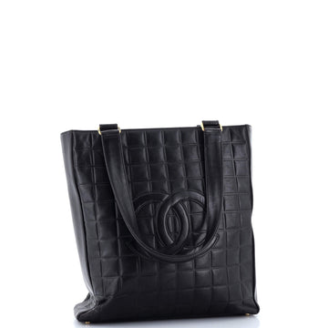 Chocolate Bar CC Tote Quilted Leather Small