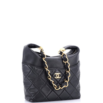 Close To Me Hobo Quilted Lambskin Small