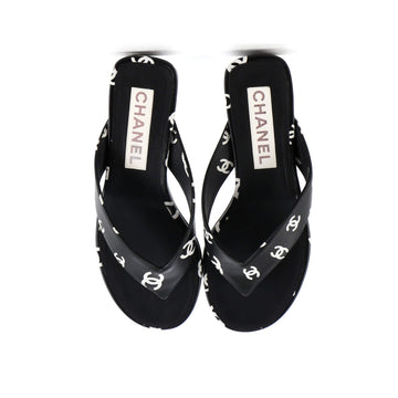 Women's CC Coco Beach Thong Sandals Printed Leather