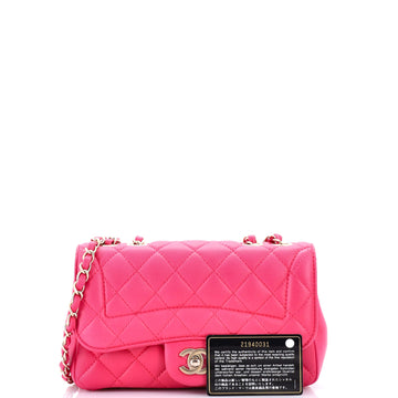 Mademoiselle Chic Flap Bag Quilted Lambskin Small