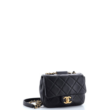 In The Loop Flap Bag Quilted Lambskin Small