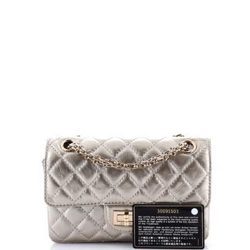 Reissue 2.55 Flap Bag Quilted Aged Calfskin Mini