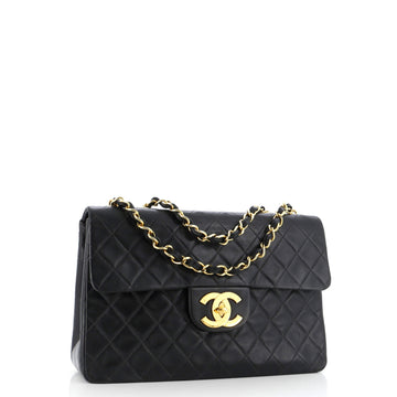 Vintage Classic Single Flap Bag Quilted Lambskin Maxi