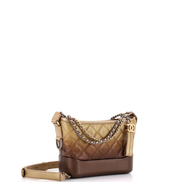Gabrielle Hobo Quilted Ombre Calfskin Small